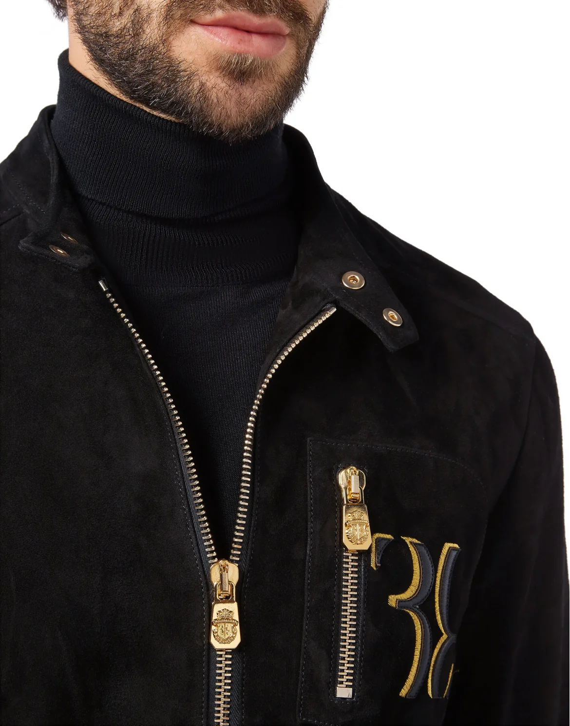 Leather Jacket Double B, цвет: Черный