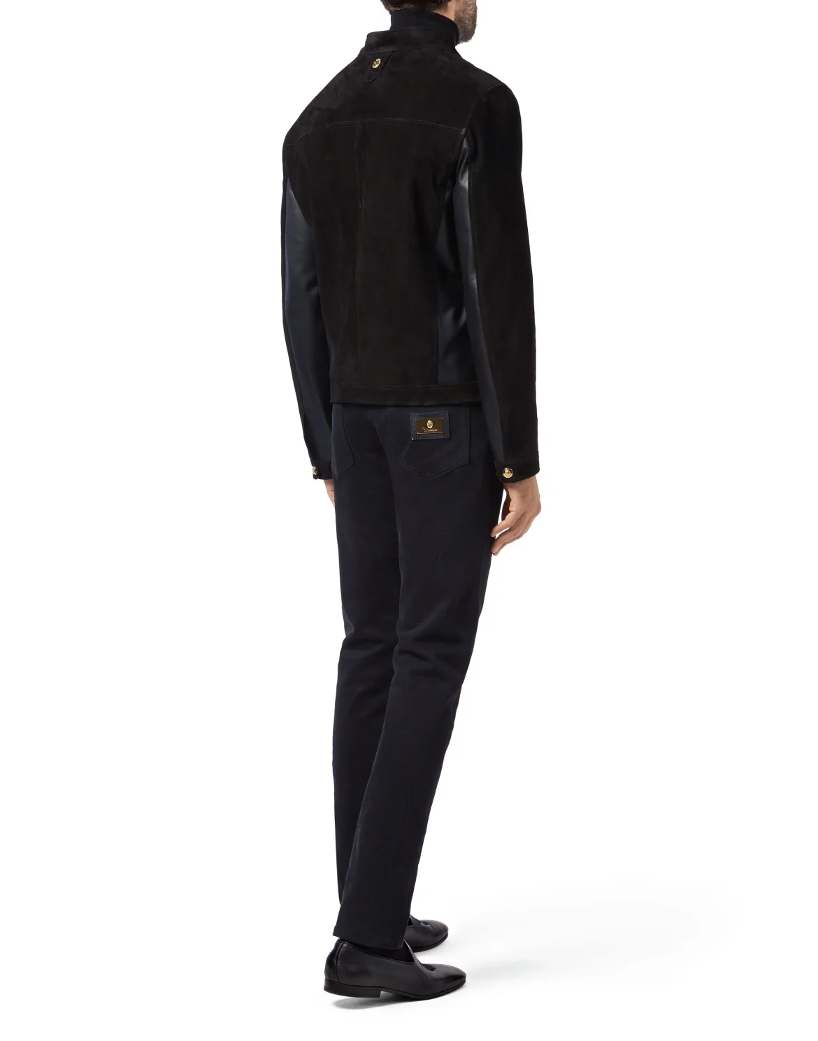 Leather Jacket Double B, цвет: Черный