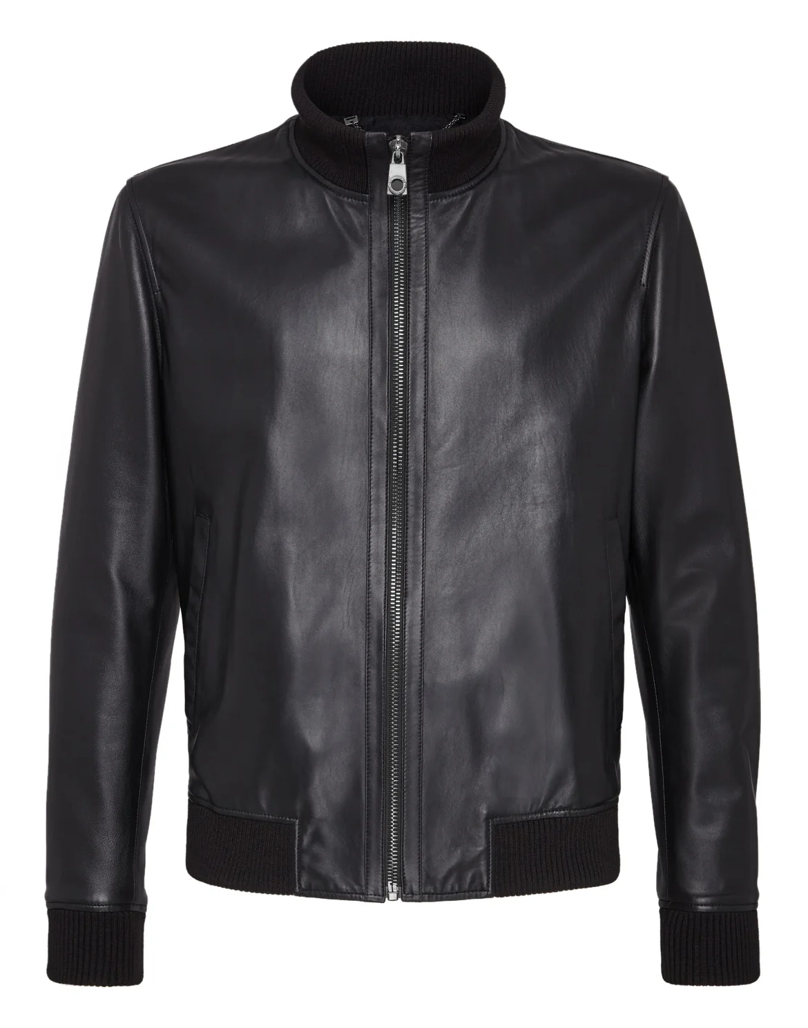 Leather Bomber Lion, цвет: Черный