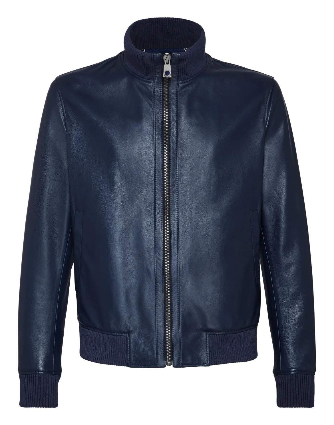Leather Bomber Lion, цвет: Синий