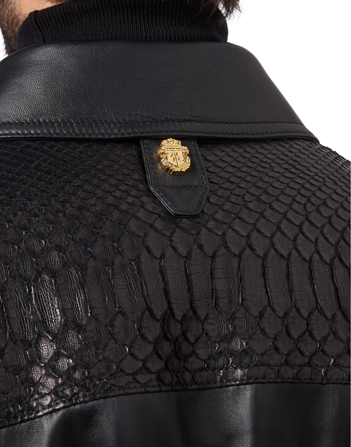 Leather Jacket Luxury, цвет: Черный