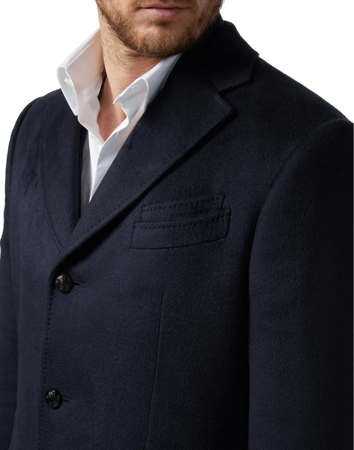 Coat Long Crest, цвет: Синий