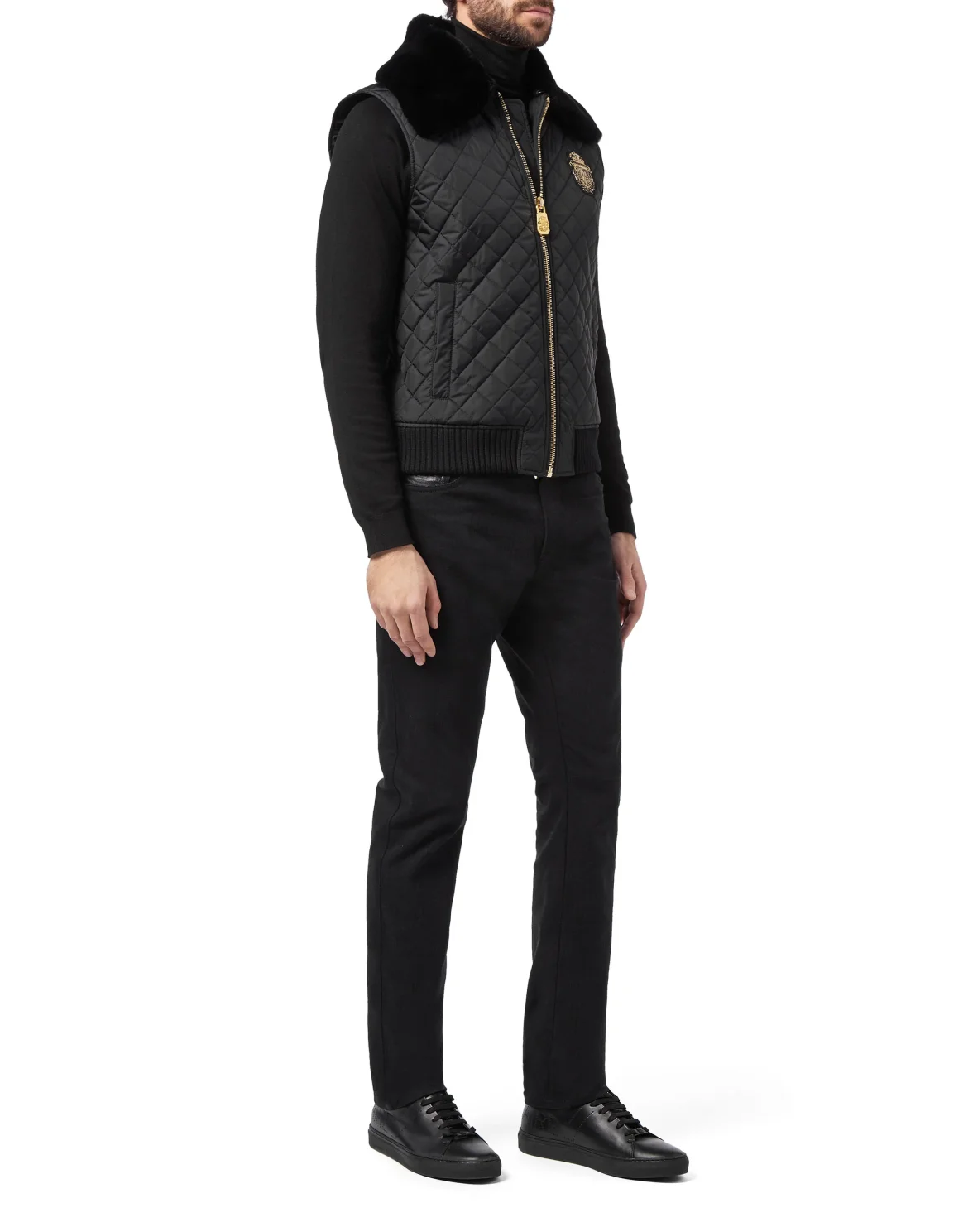 Short Vest Statement, цвет: Черный