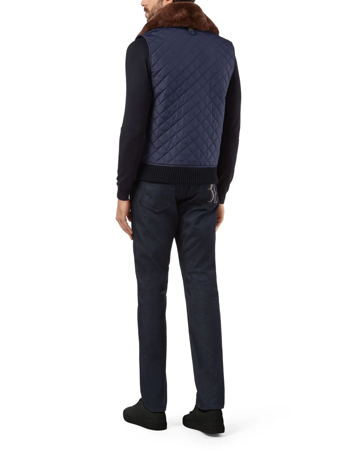 Short Vest Statement, цвет: Синий