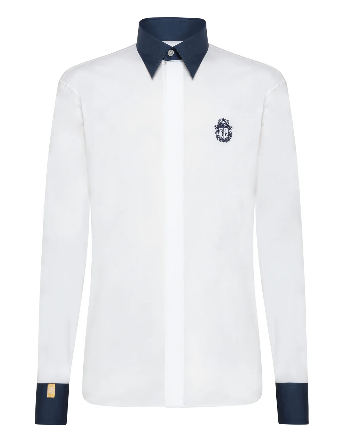Shirt Silver Cut LS Milano/Multi Crest, цвет: Белый