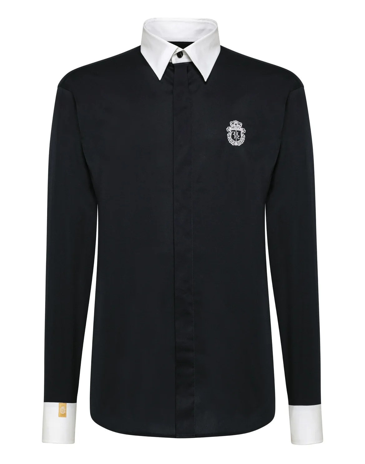 Shirt Silver Cut LS Milano/Multi Crest, цвет: Черный