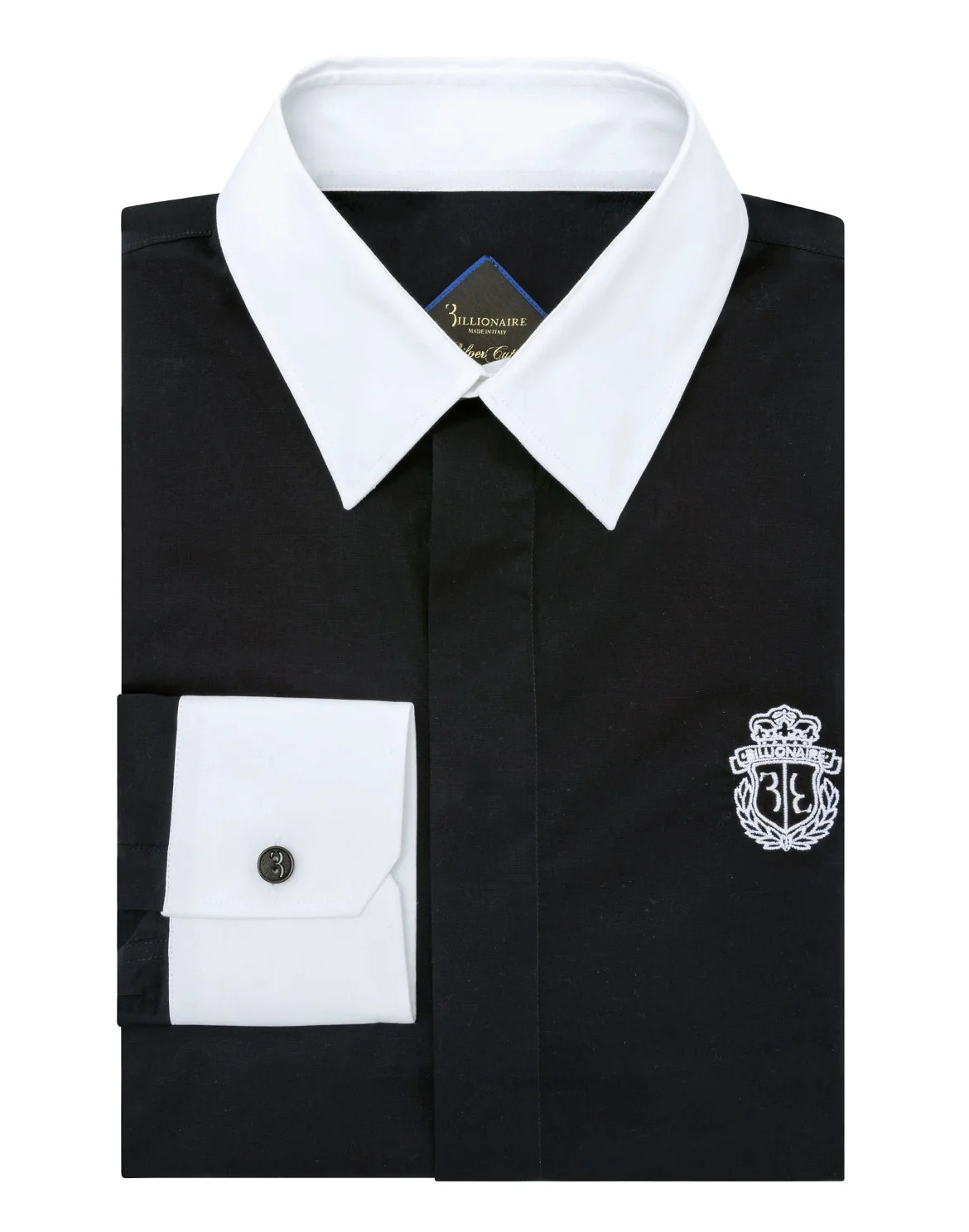 Shirt Silver Cut LS Milano/Multi Crest, цвет: Черный