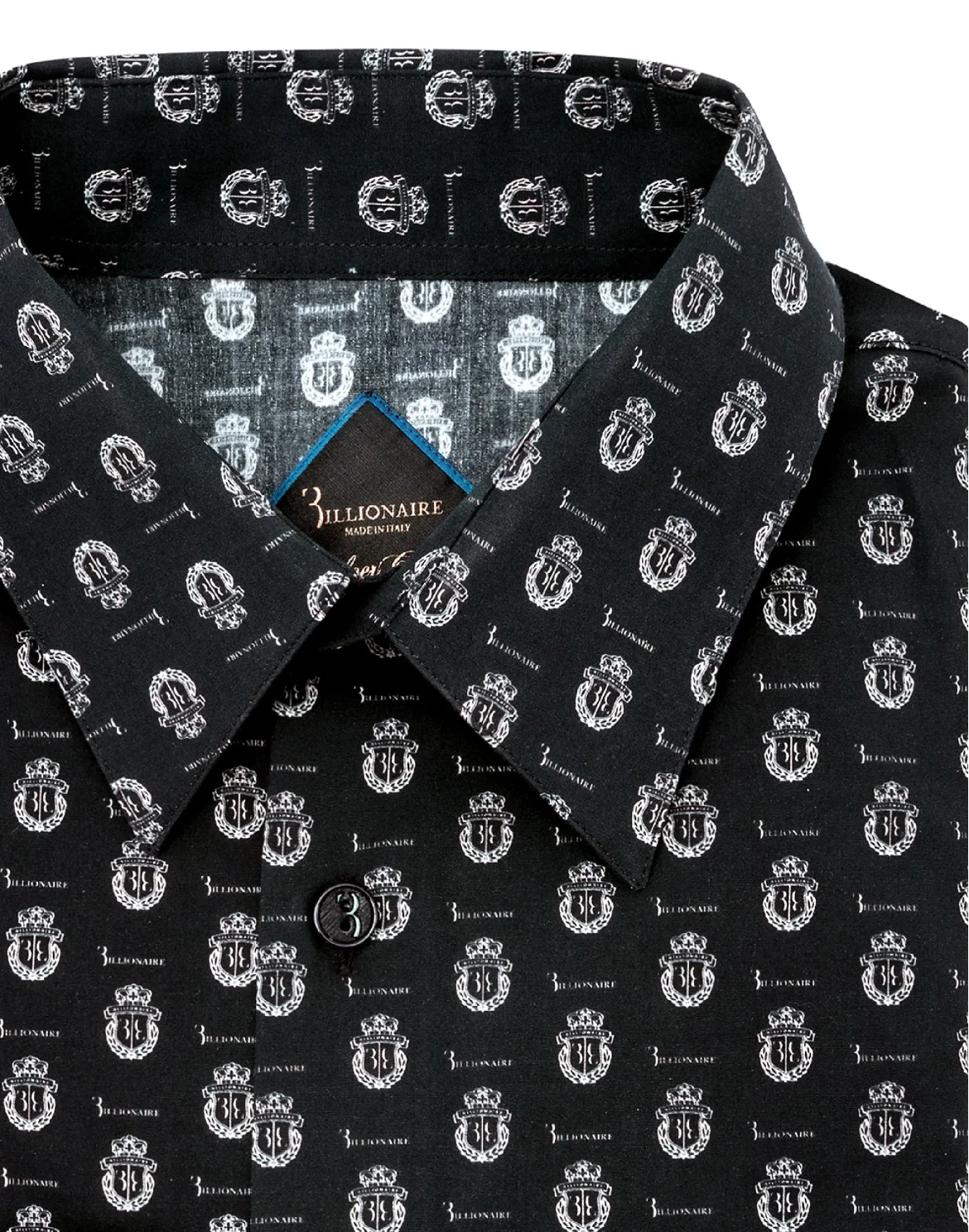 Shirt Silver Cut LS Milano/Multi Crest, цвет: Черный