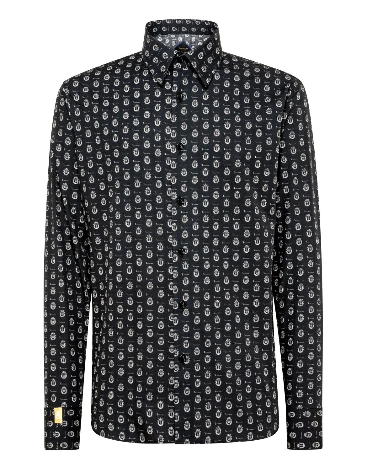 Shirt Silver Cut LS Milano/Multi Crest, цвет: Черный