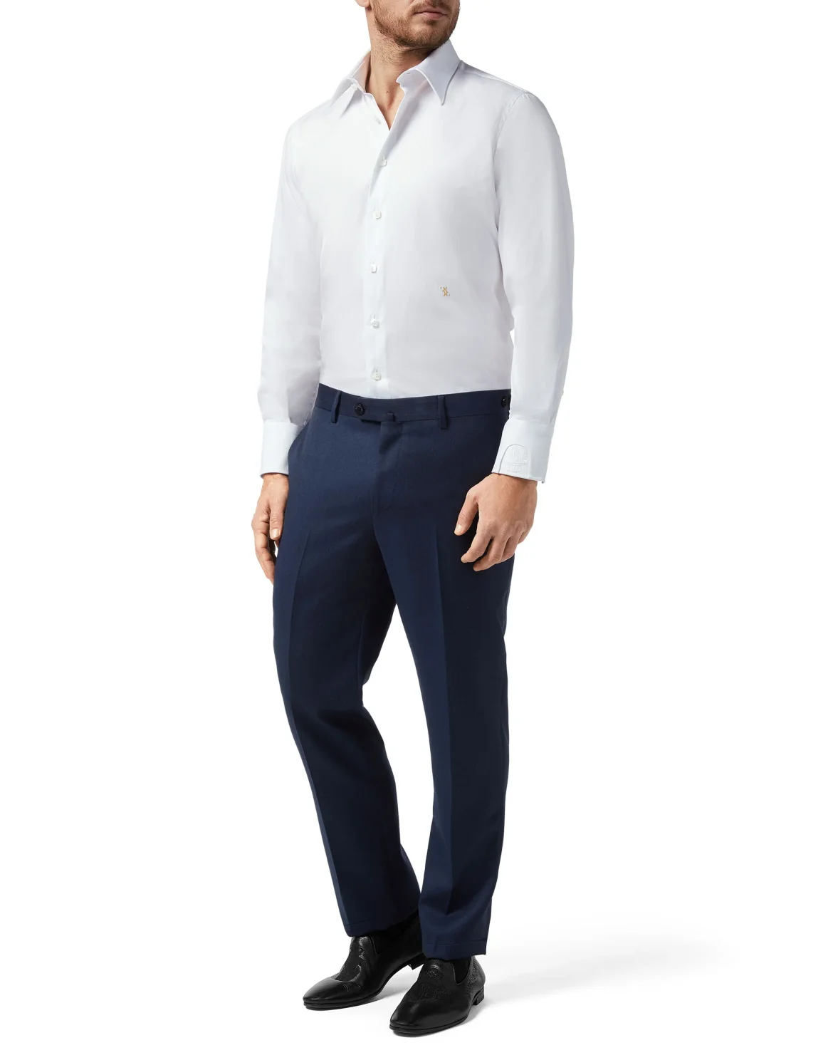 Shirt Silver Cut LS Milano/Watch Double B, цвет: Белый