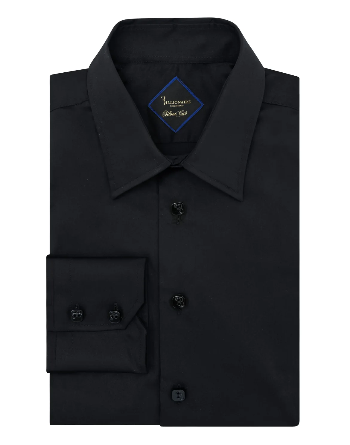 Shirt Silver Cut LS Milano/Watch Double B, цвет: Черный