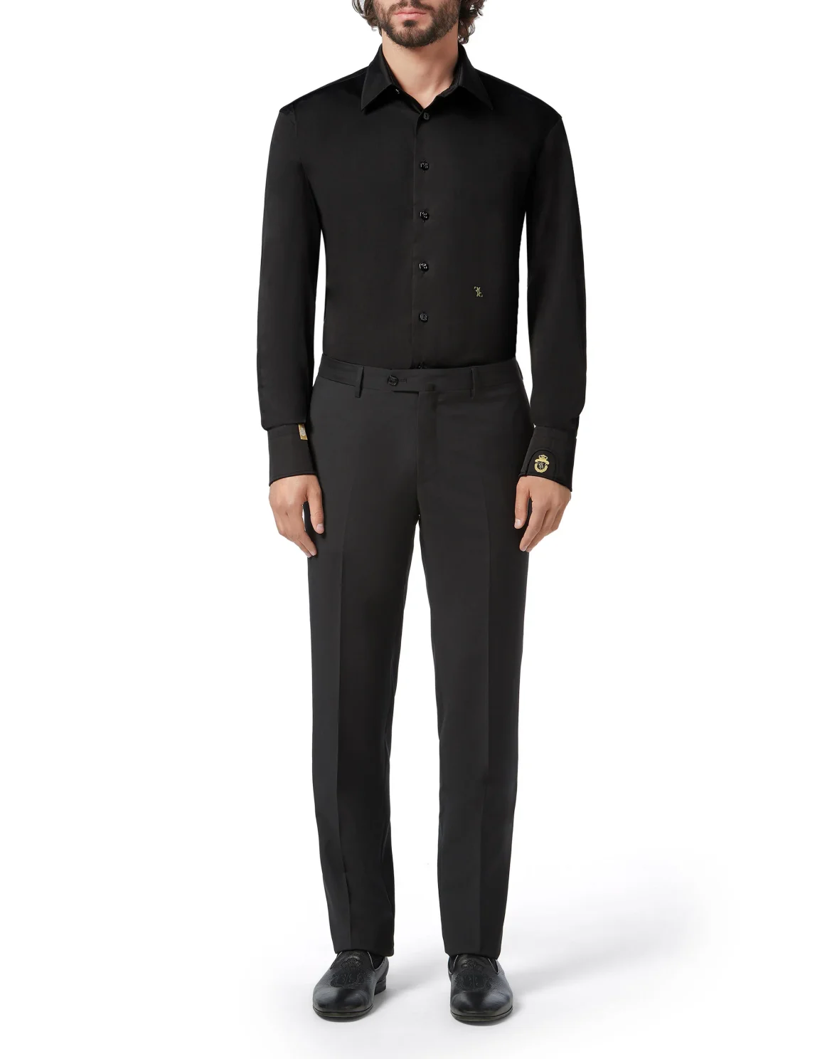 Shirt Gold Cut LS Milano/Watch Double B, цвет: Черный