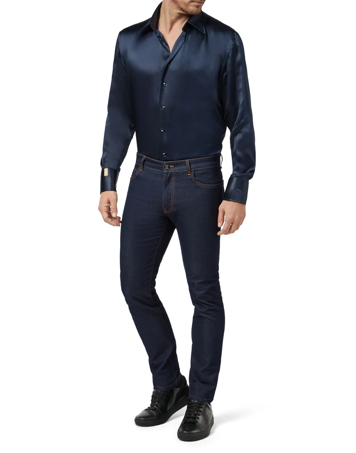 Shirt Gold Cut LS Flavio/Watch Original, цвет: Синий