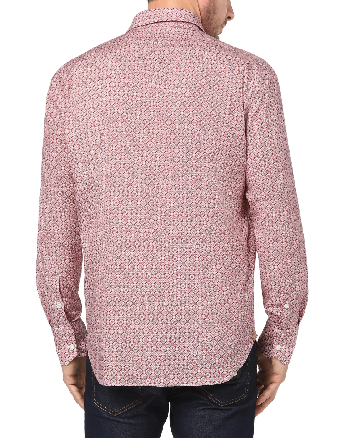 Shirt Gold Cut LS Milano/Multi Original, цвет: Красный