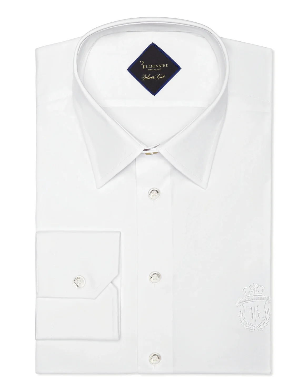 Shirt Silver Cut LS Milano/Multi Crest, цвет: Белый