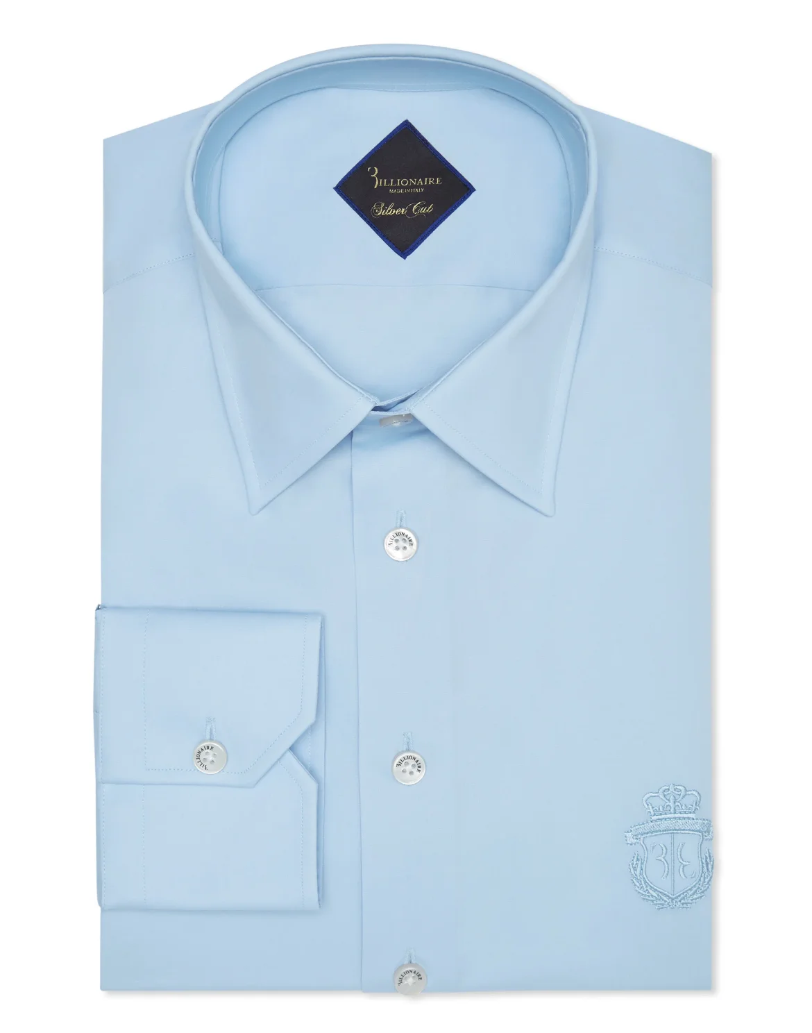 Shirt Silver Cut LS Milano/Multi Crest, цвет: Синий