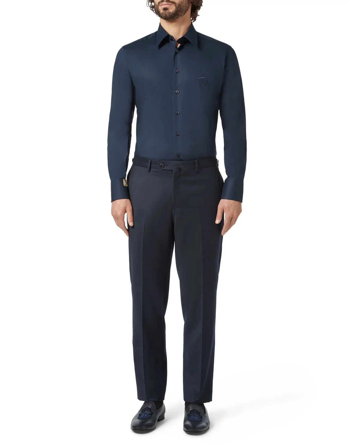 Shirt Silver Cut LS Milano/Multi Crest, цвет: Синий
