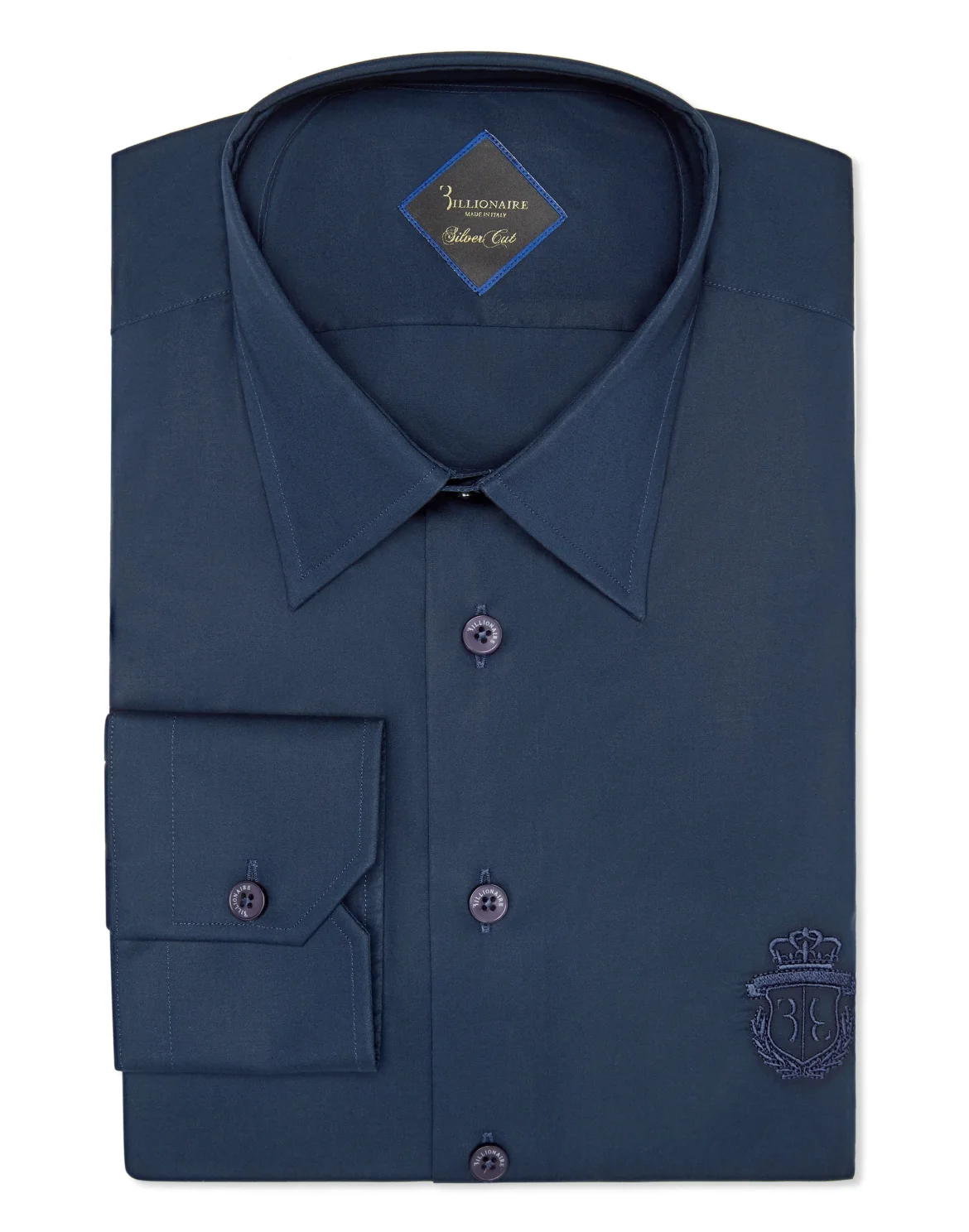 Shirt Silver Cut LS Milano/Multi Crest, цвет: Синий