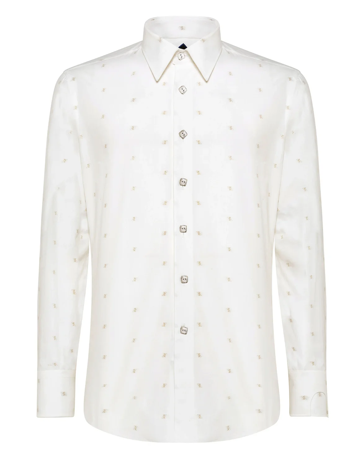 Shirt Silver Cut LS Milano/Watch Double B, цвет: Белый
