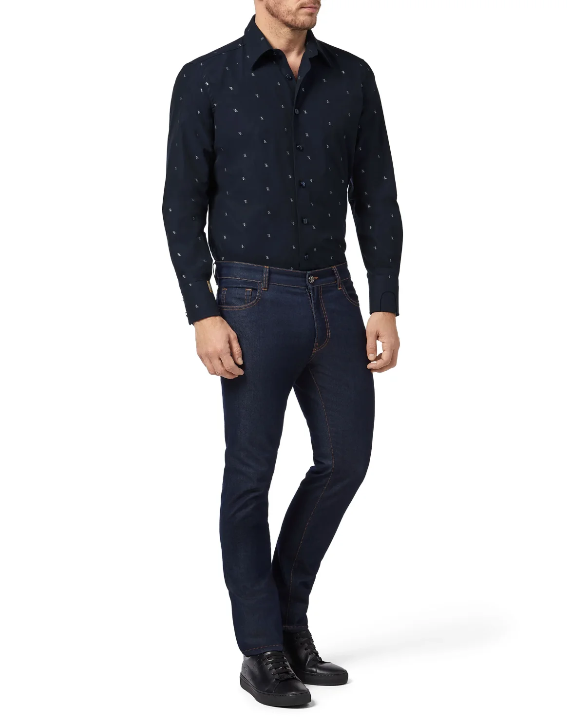 Shirt Silver Cut LS Milano/Watch Double B, цвет: Синий