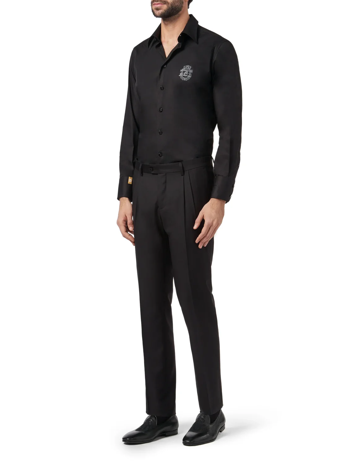 Slim Trousers Crest, цвет: Черный