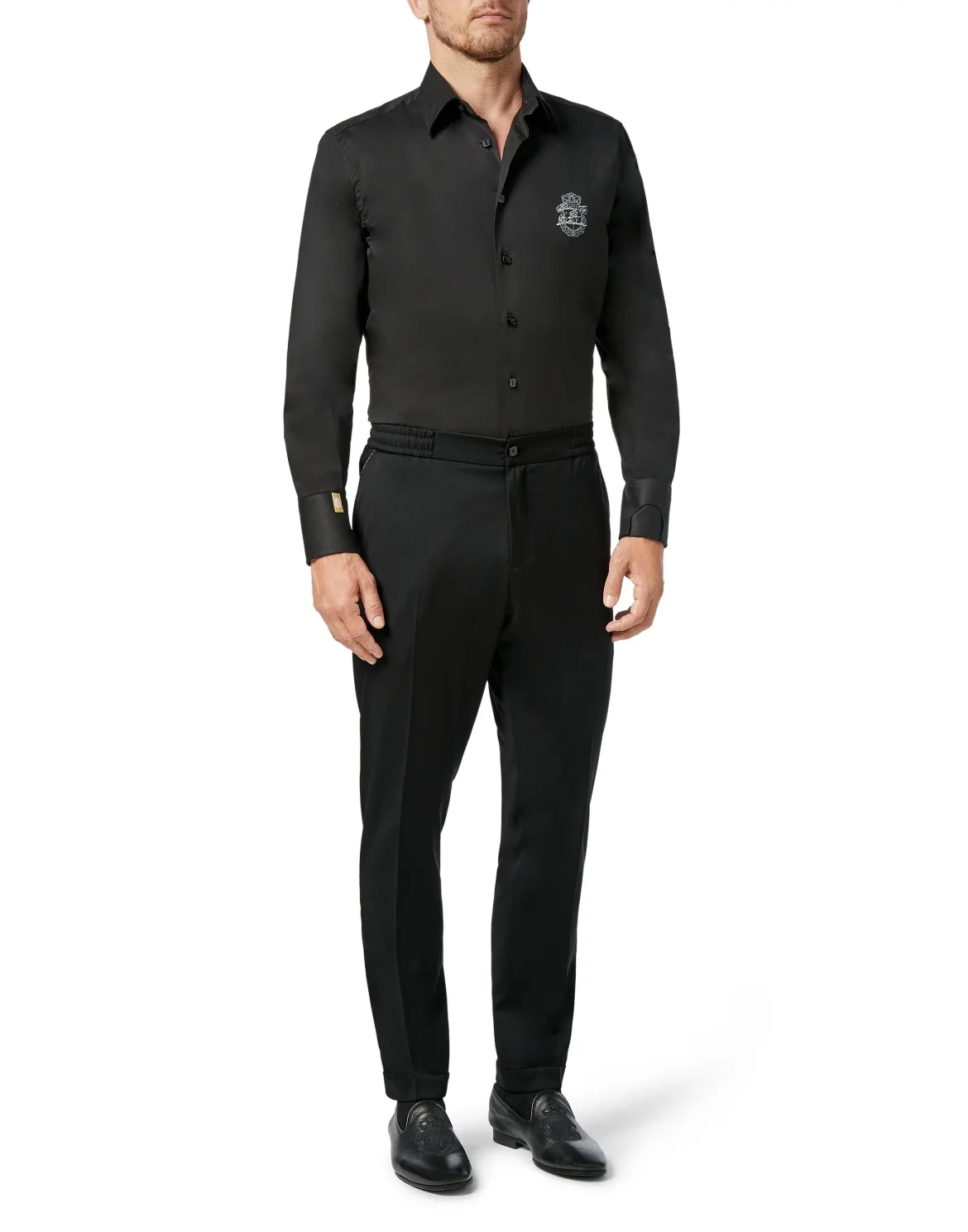 Slim Trousers Luxury, цвет: Черный
