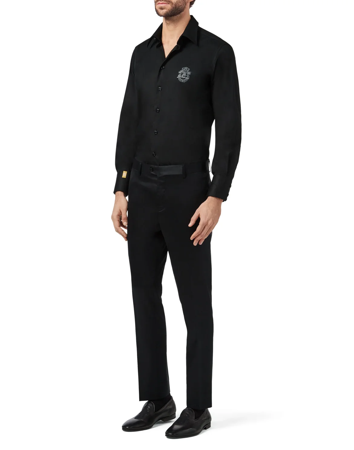 Slim Trousers Crest, цвет: Черный