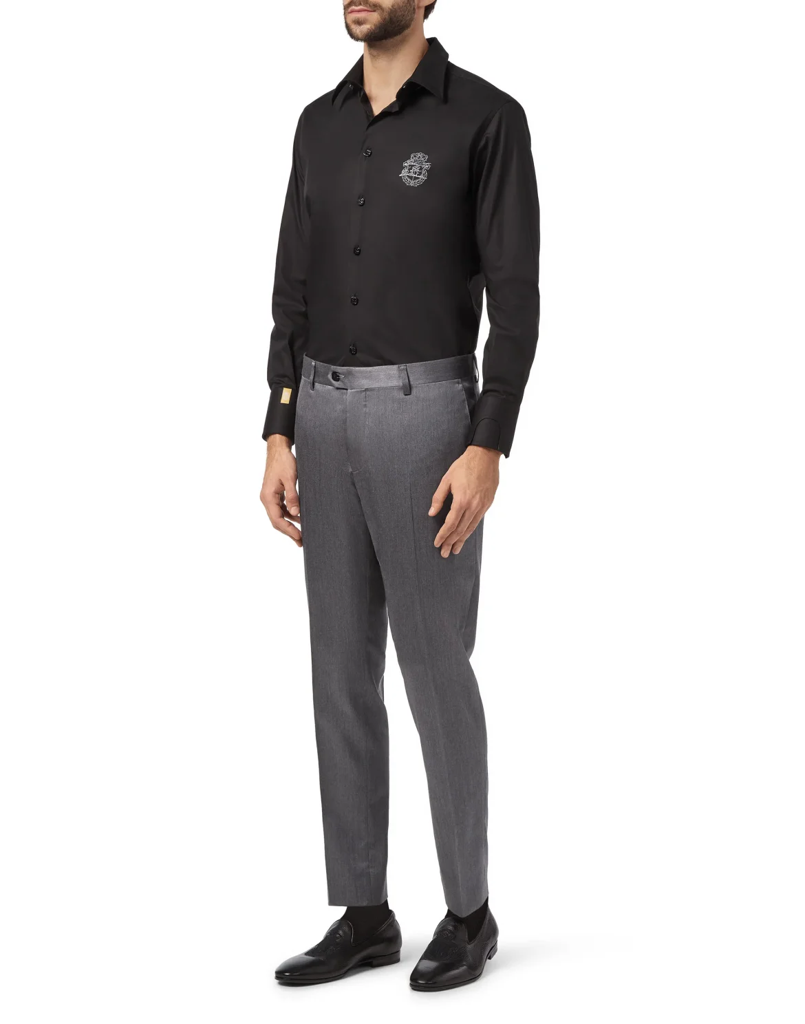 Slim Trousers Crest, цвет: Серый