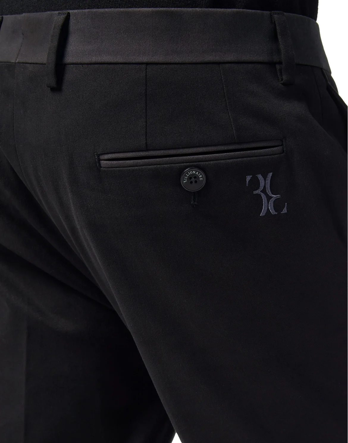 Slim Trousers Double B, цвет: Черный