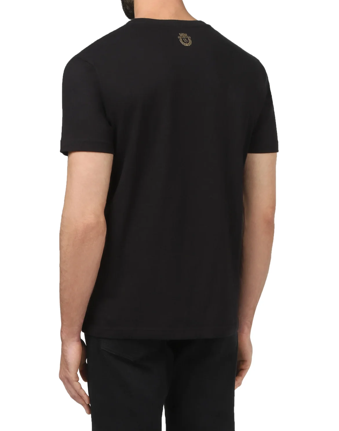 T-shirt Round Neck SS Crest, цвет: Черный