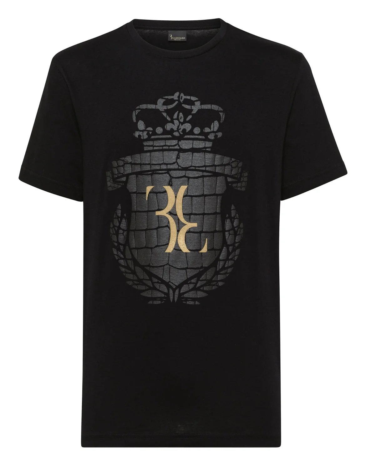 T-shirt Round Neck SS Crest, цвет: Черный