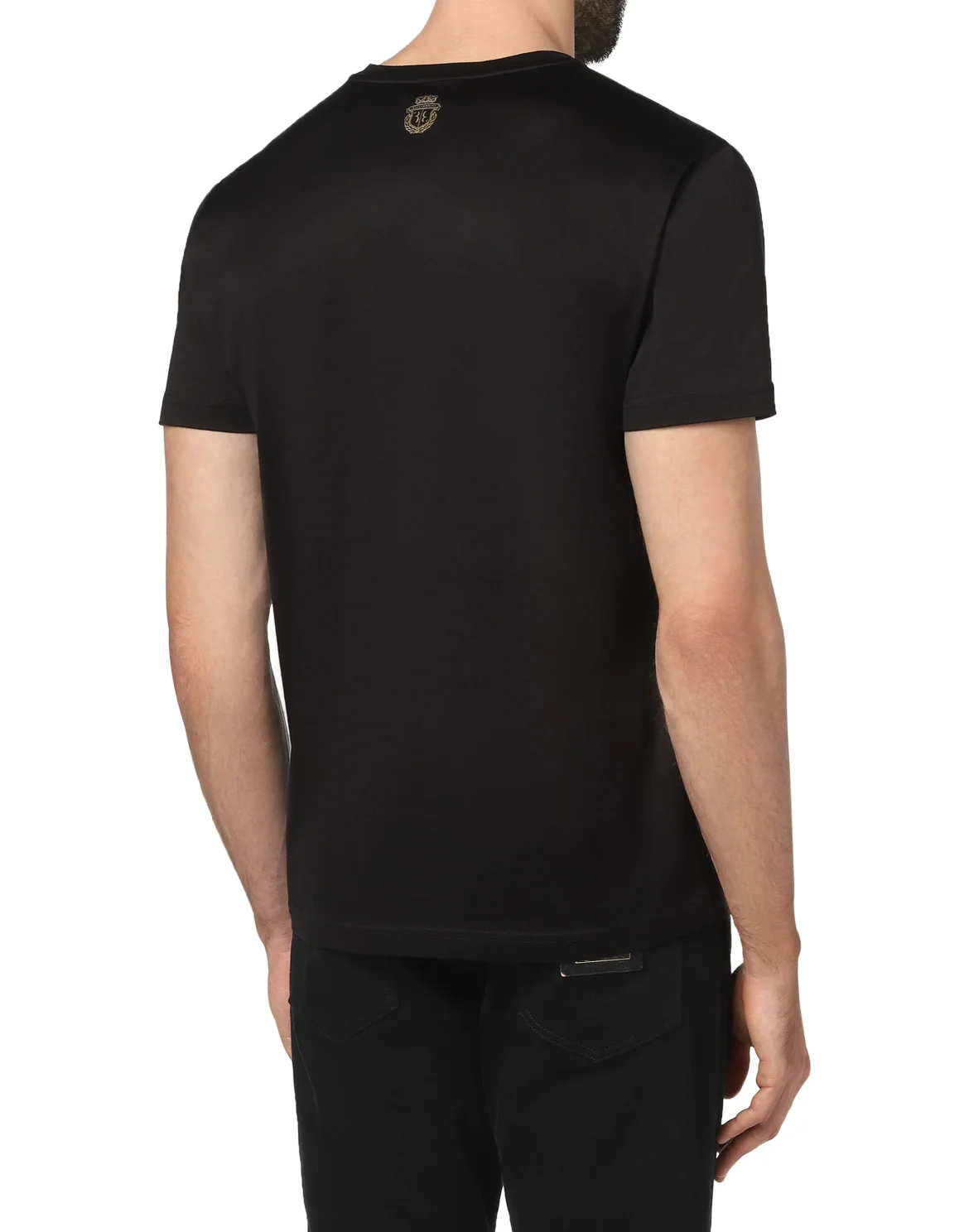T-shirt Round Neck SS Double Lion, цвет: Черный