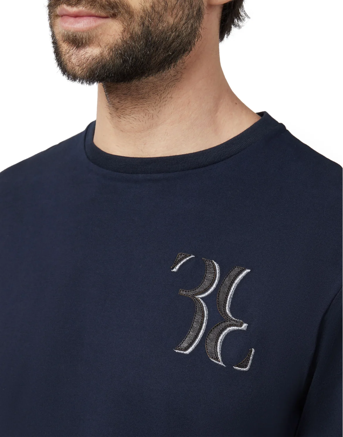 T-shirt Round Neck SS Double B, цвет: Синий