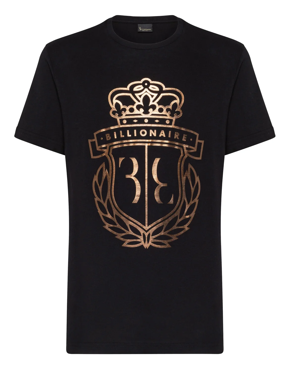 T-shirt Round Neck SS Crest, цвет: Черный