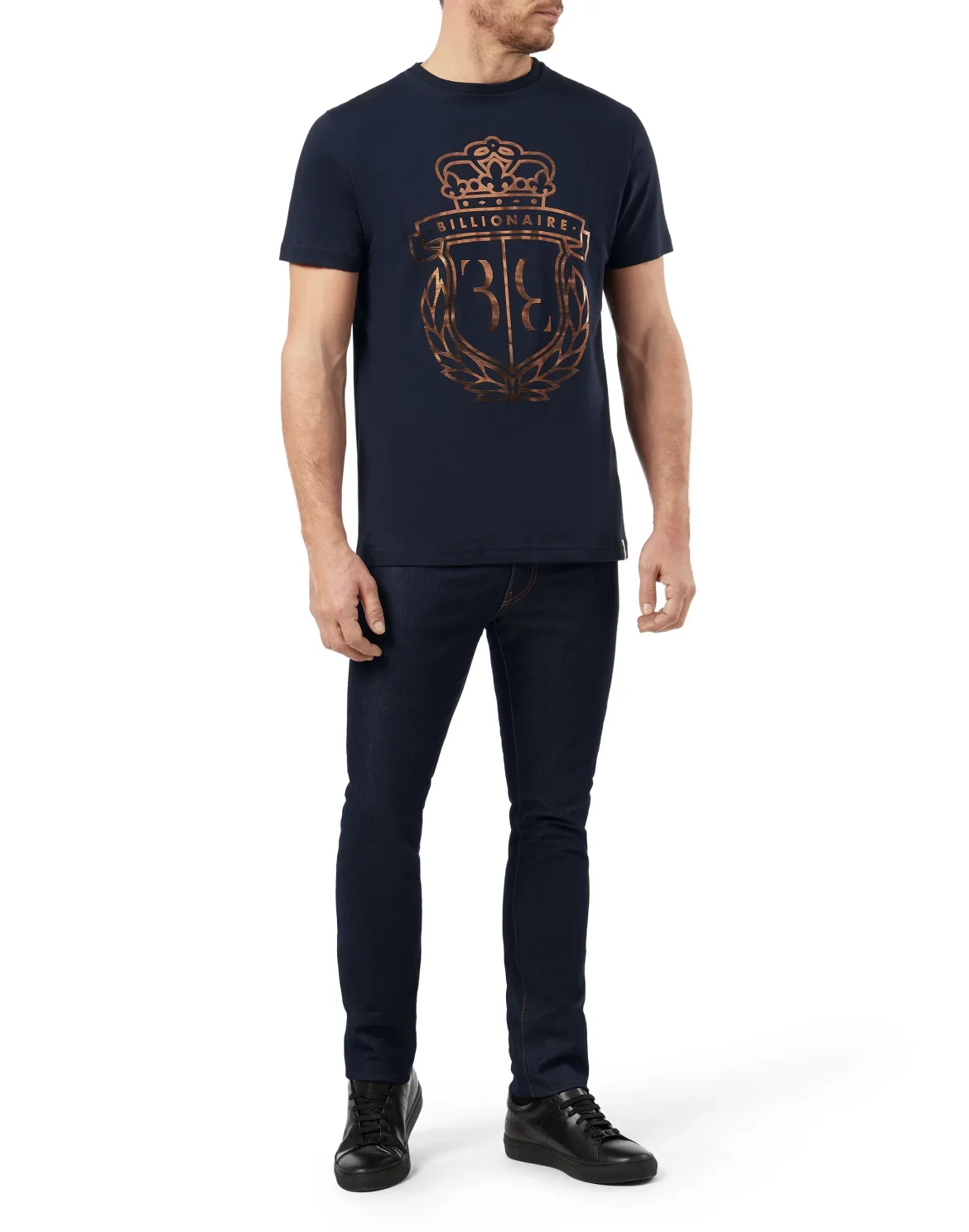 T-shirt Round Neck SS Crest, цвет: Синий