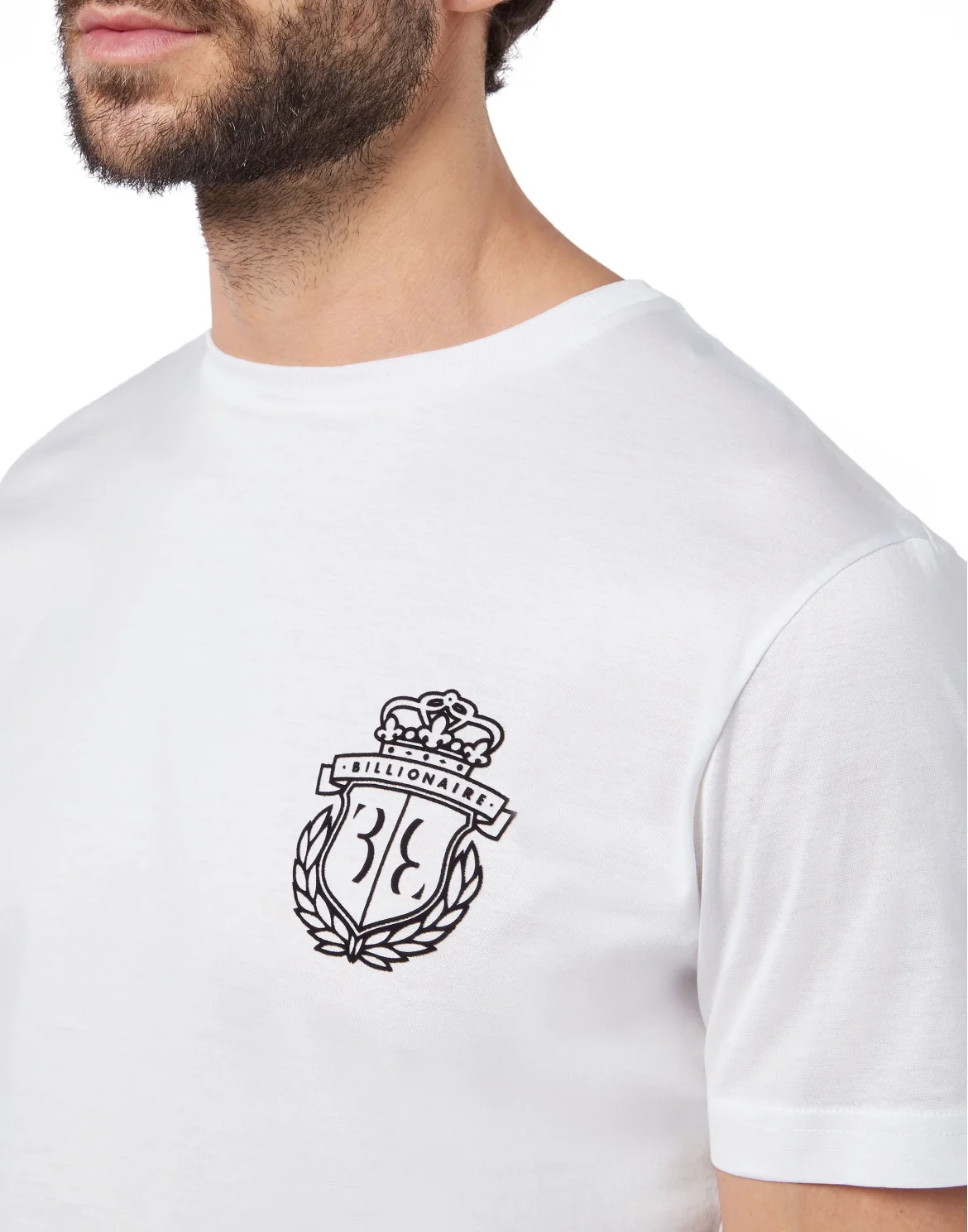 T-shirt Round Neck SS Crest, цвет: Белый