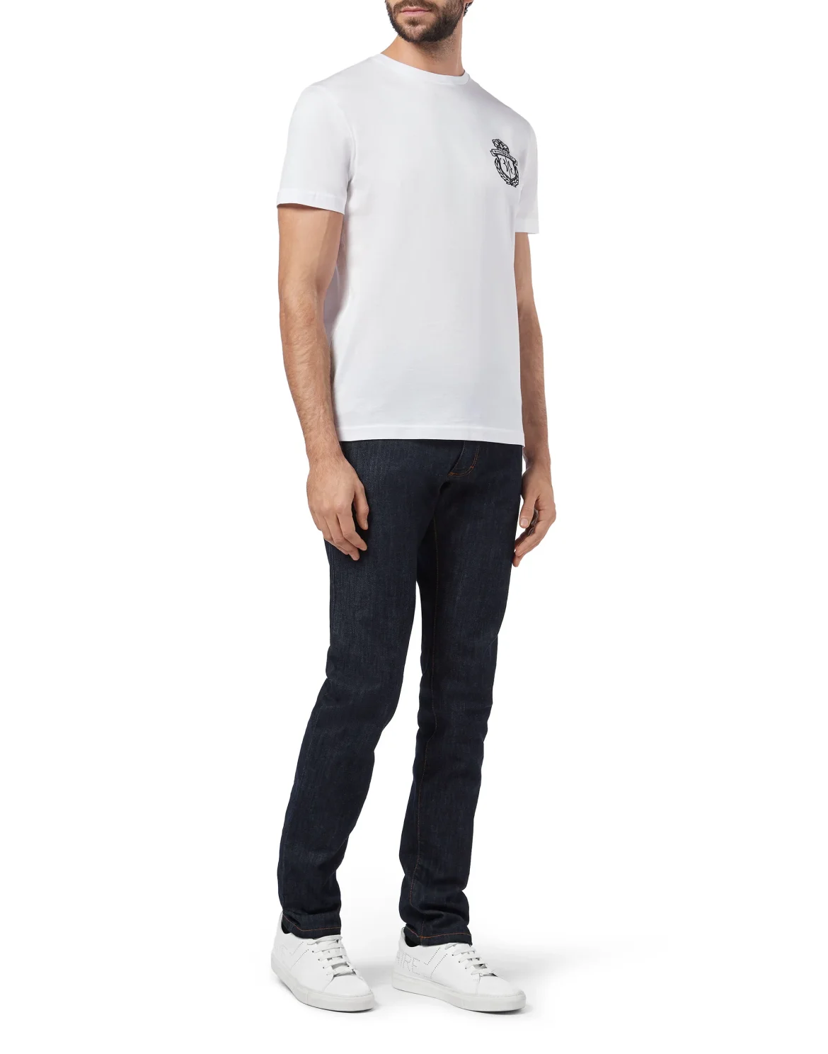 T-shirt Round Neck SS Crest, цвет: Белый