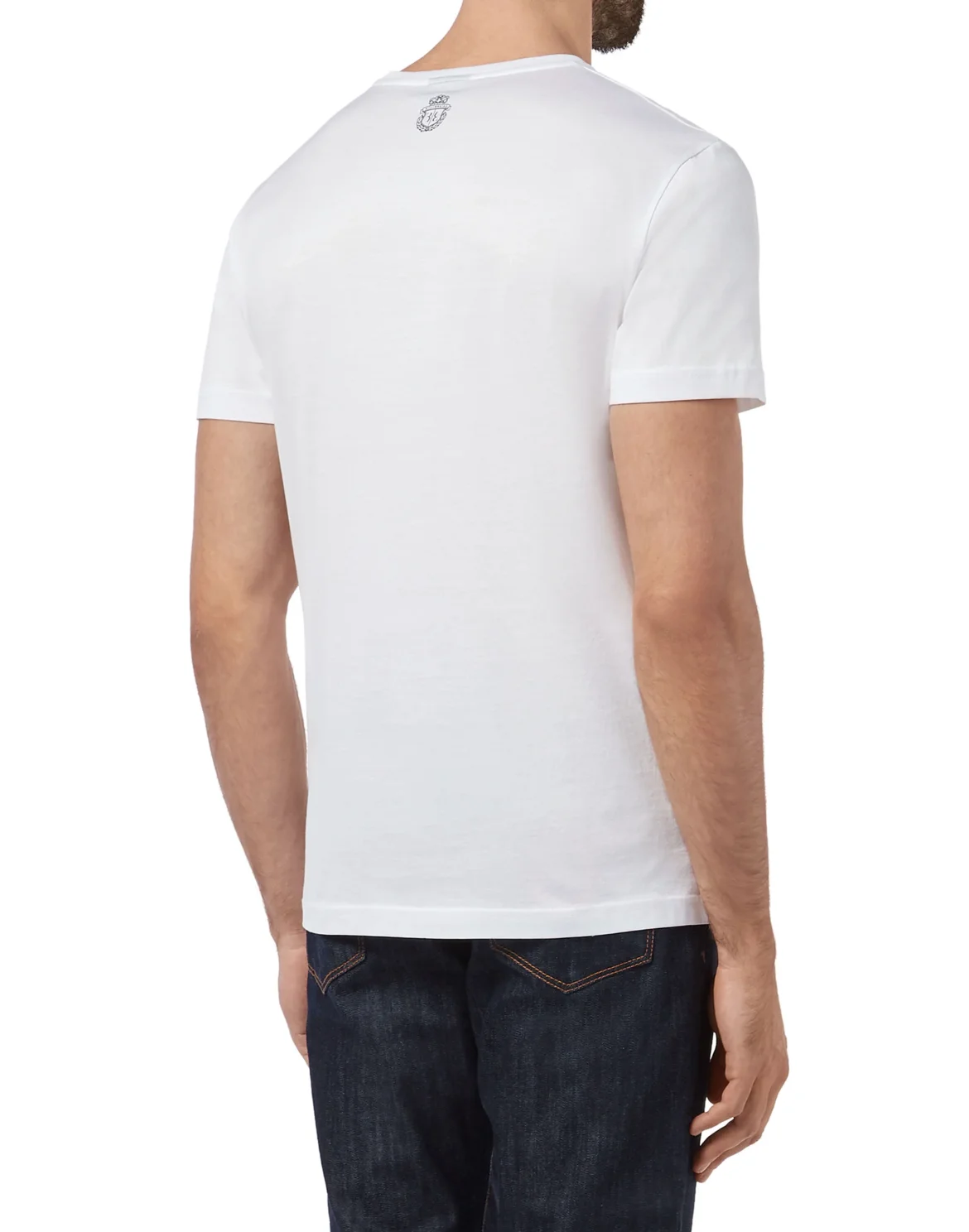 T-shirt Round Neck SS Crest, цвет: Белый