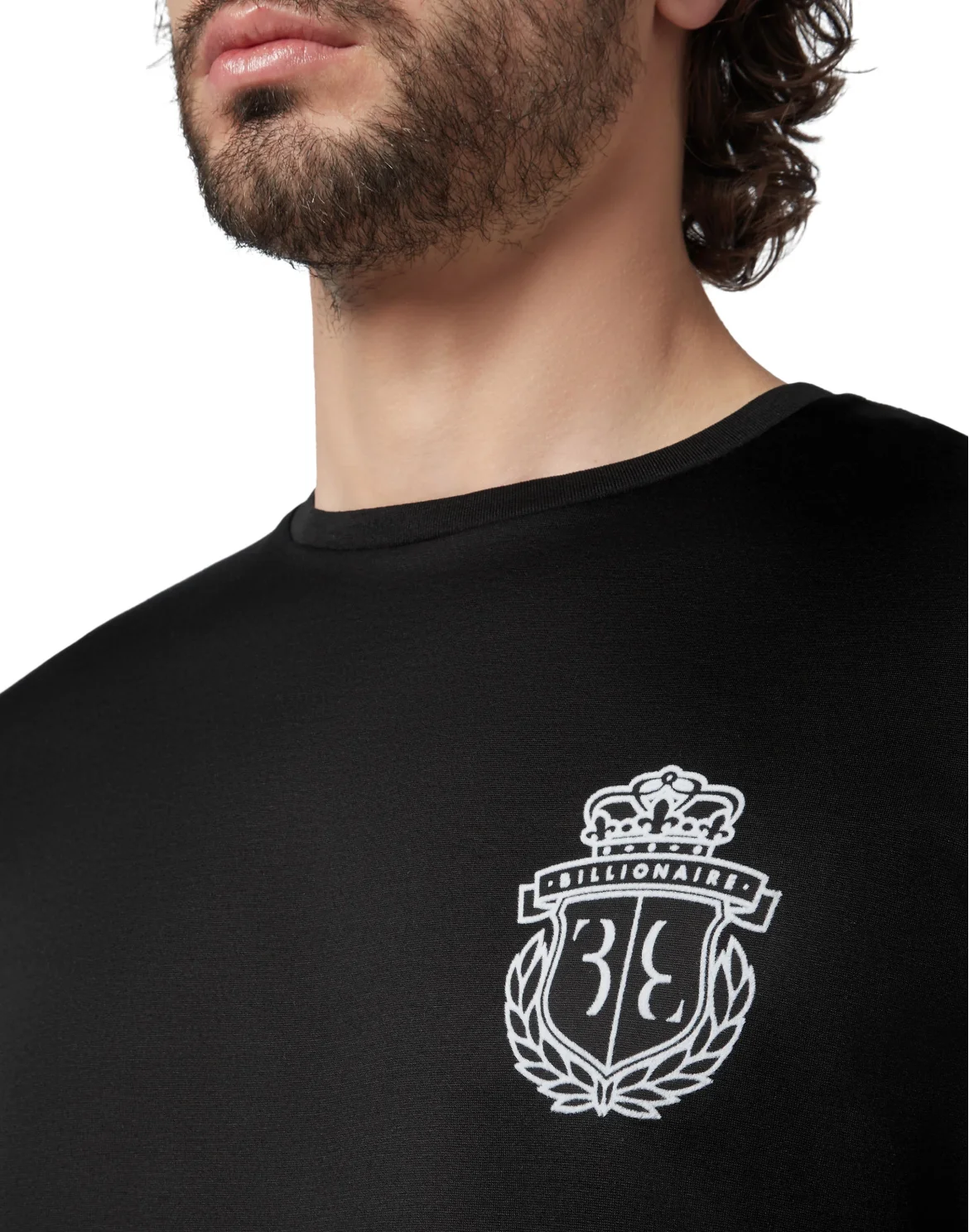 T-shirt Round Neck SS Crest, цвет: Черный