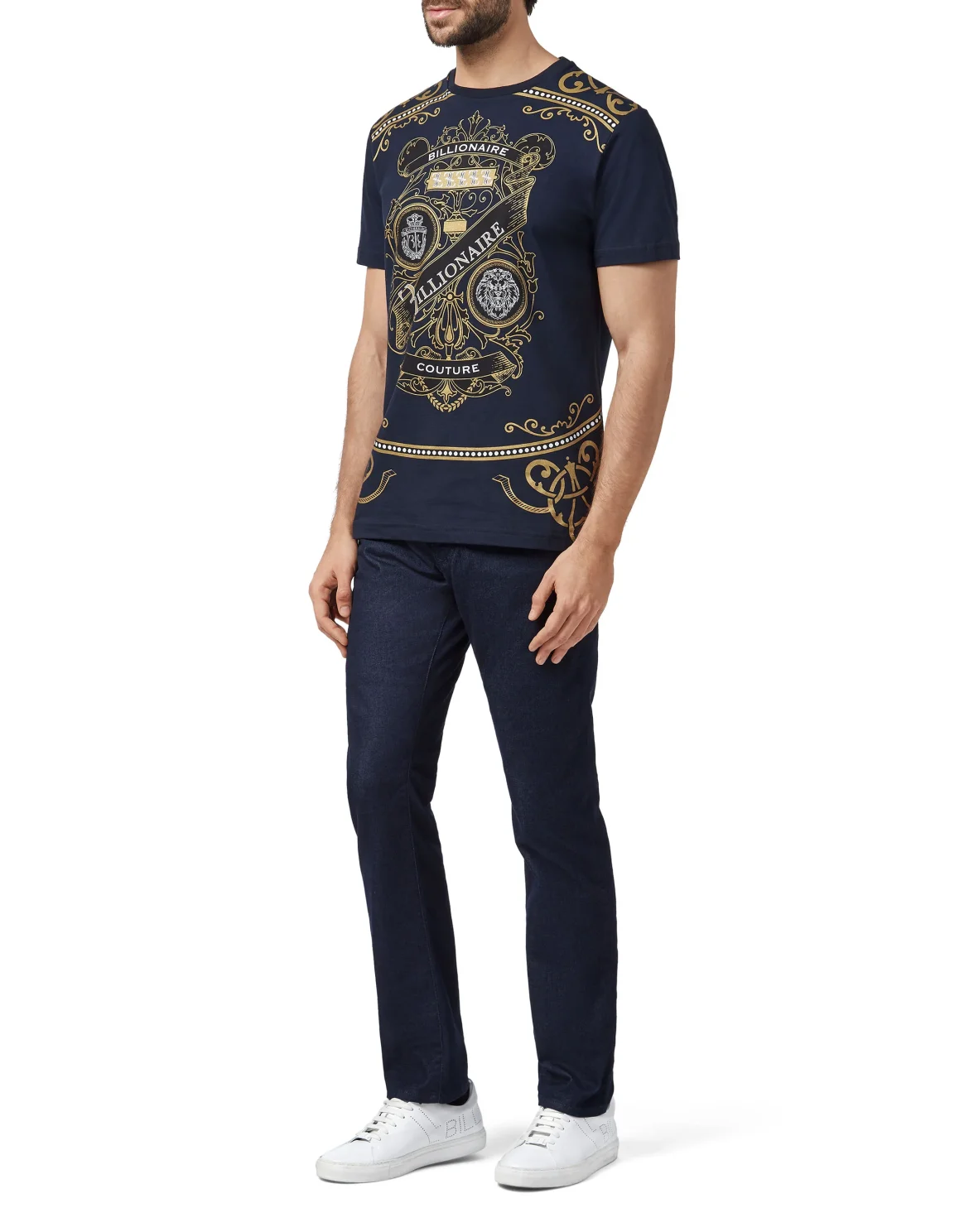 T-shirt Round Neck SS Statement, цвет: Синий