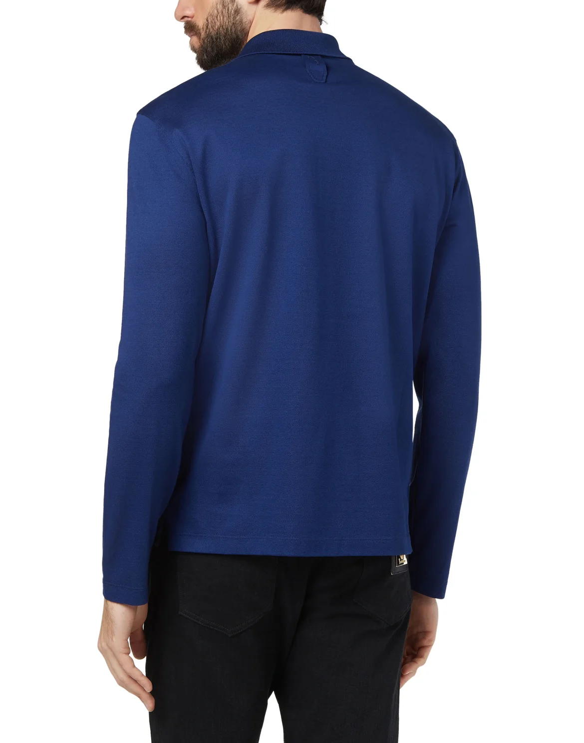 Polo shirt LS All over BB, цвет: Синий
