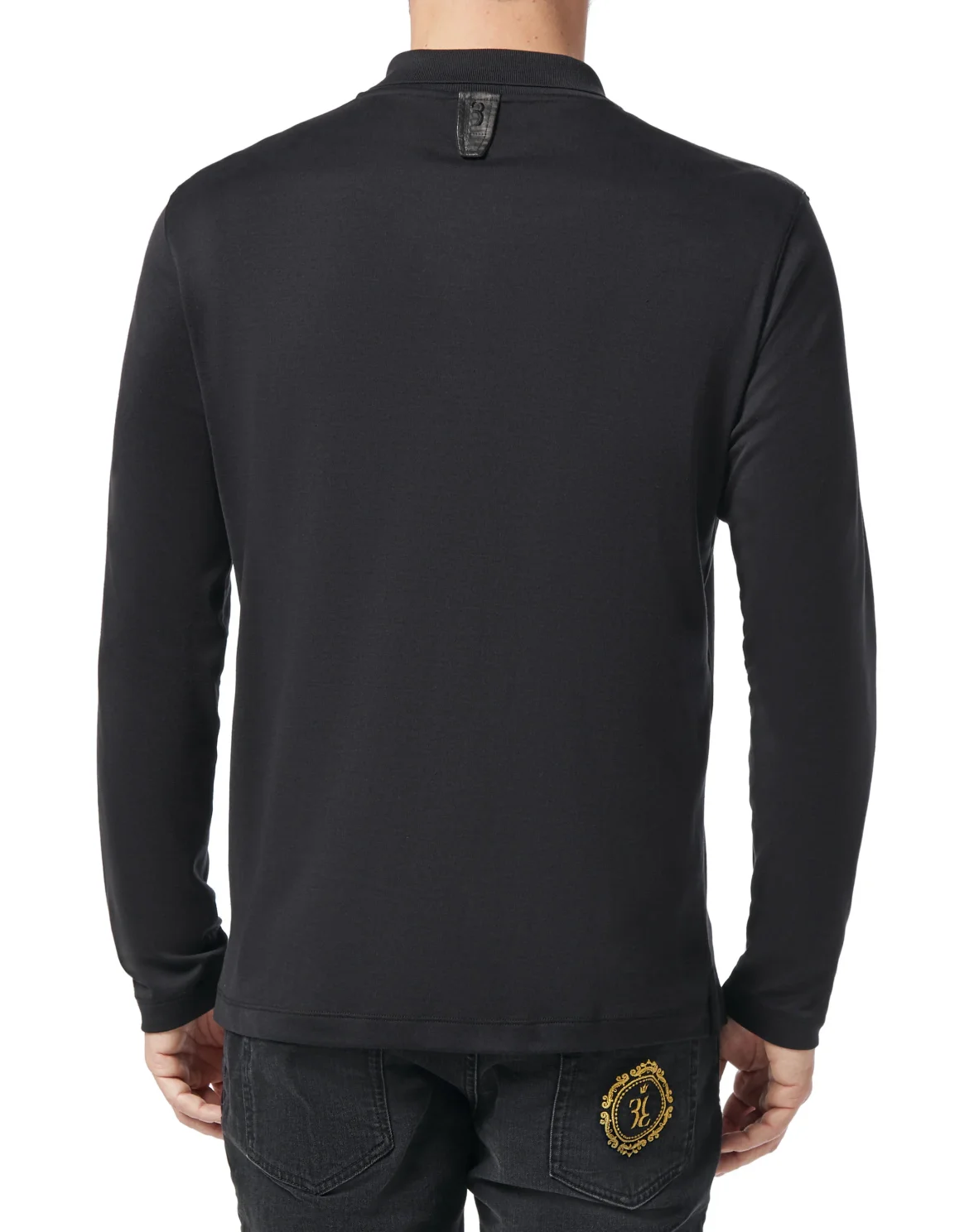 Polo shirt LS Double B, цвет: Черный
