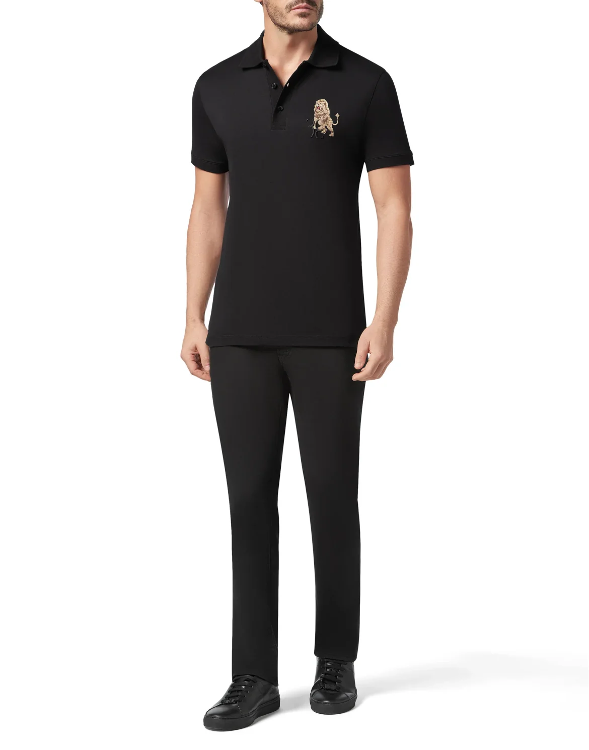 Polo shirt SS Lion, цвет: Черный