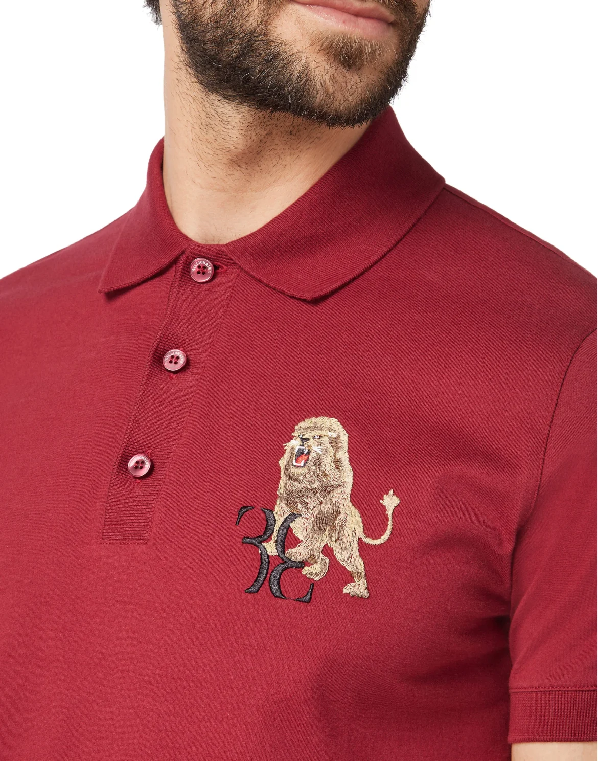 Polo shirt SS Lion, цвет: Красный