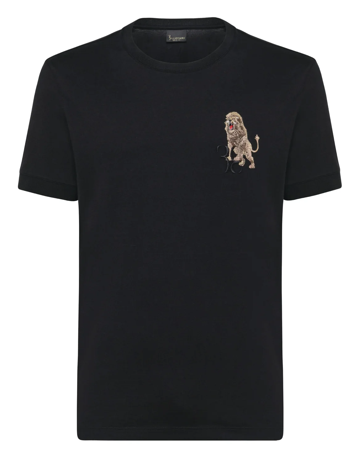 T-shirt Round Neck SS Lion, цвет: Черный