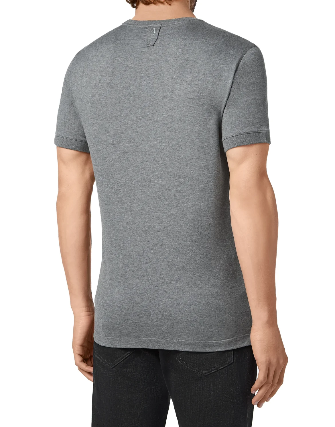 T-shirt Round Neck SS Lion, цвет: Серый