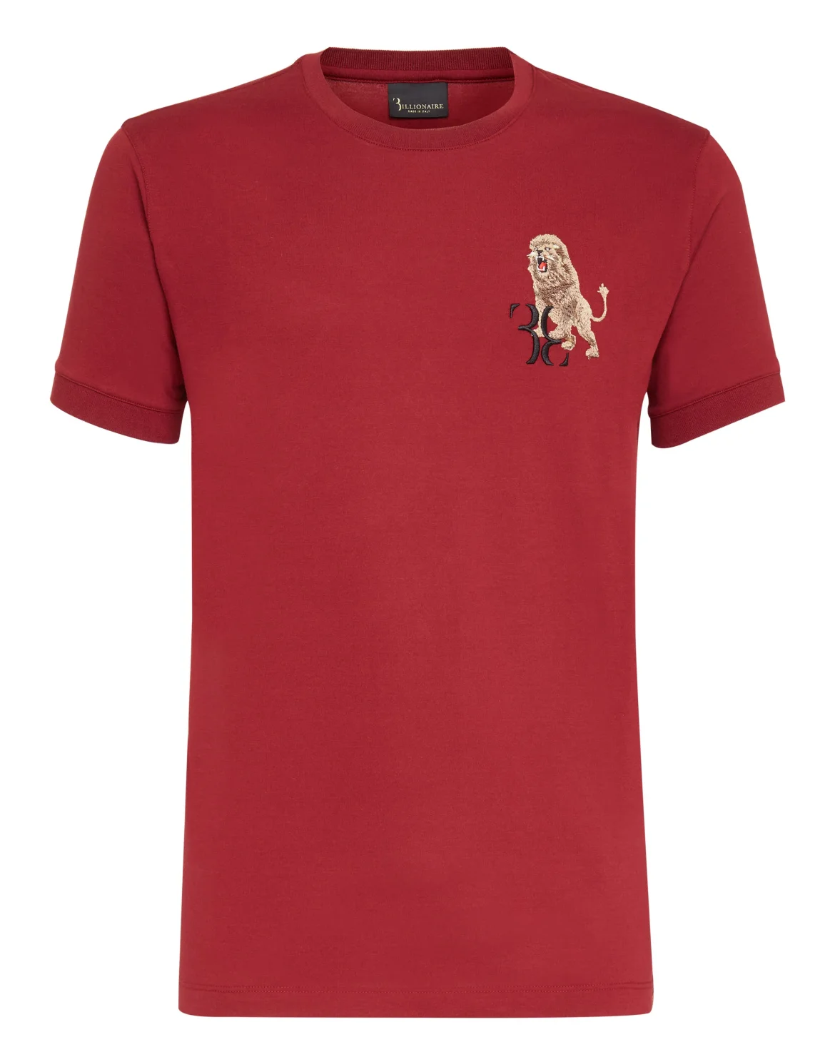 T-shirt Round Neck SS Lion, цвет: Красный