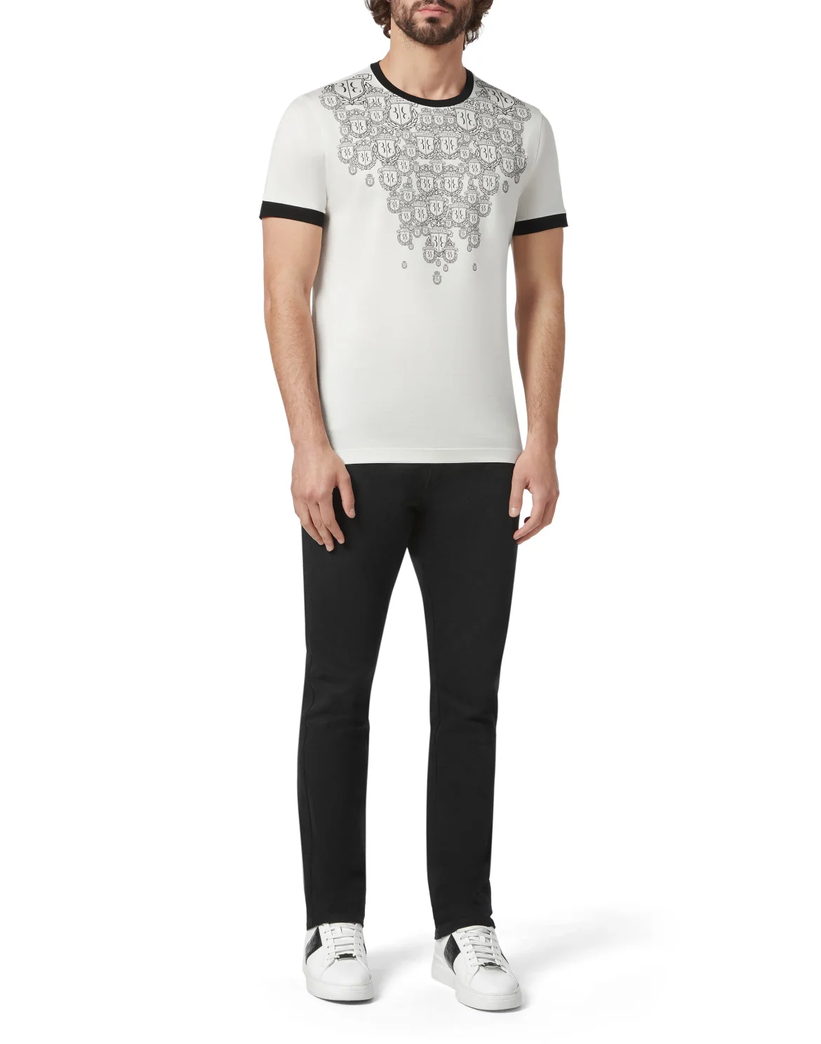 T-shirt Round Neck SS Crest, цвет: Белый