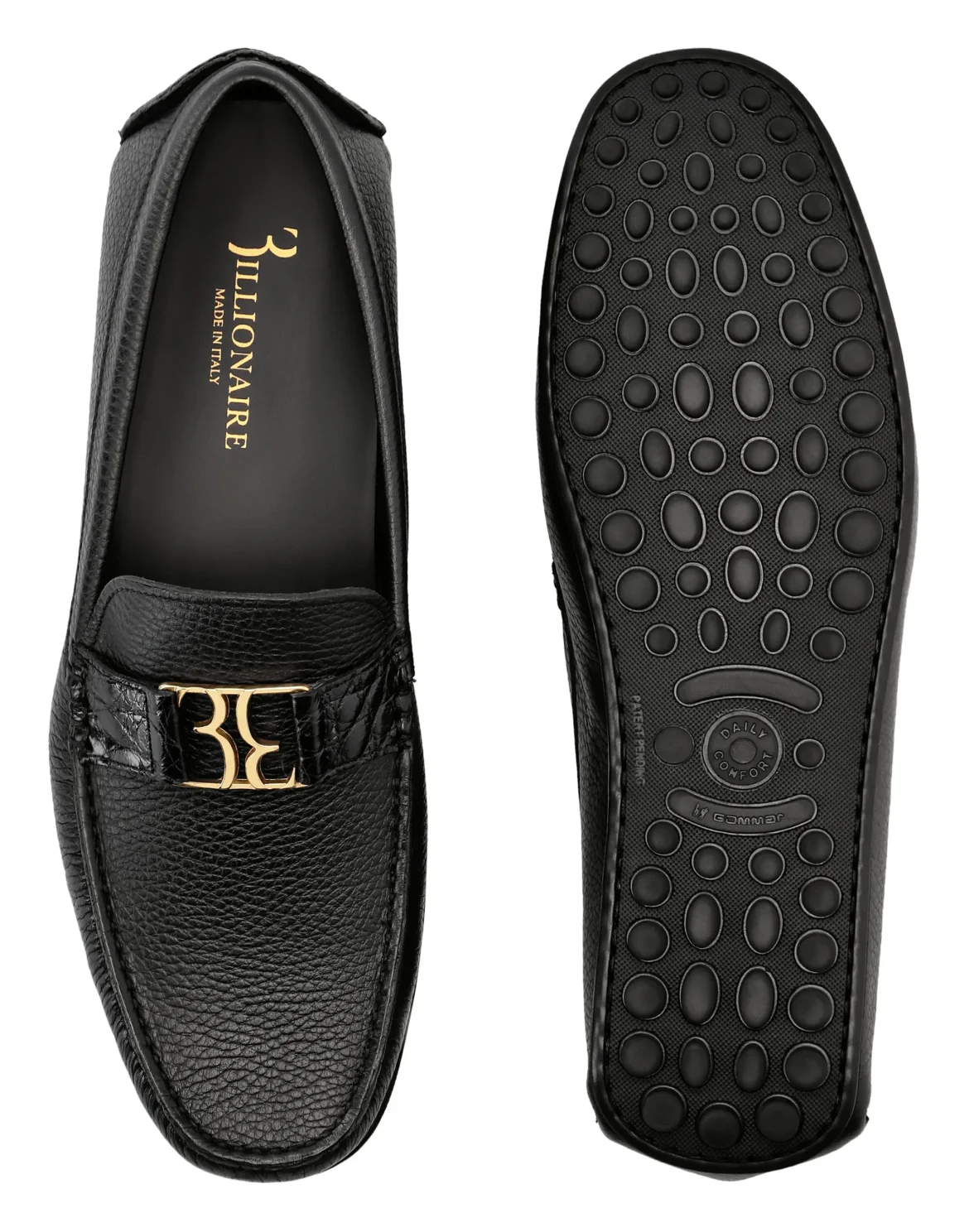 Moccasin Double B, цвет: Черный