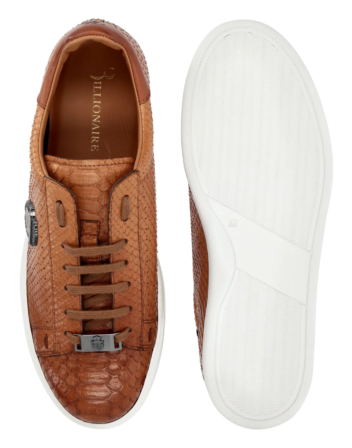 Lo-Top Sneakers Double B, цвет: Коричневый